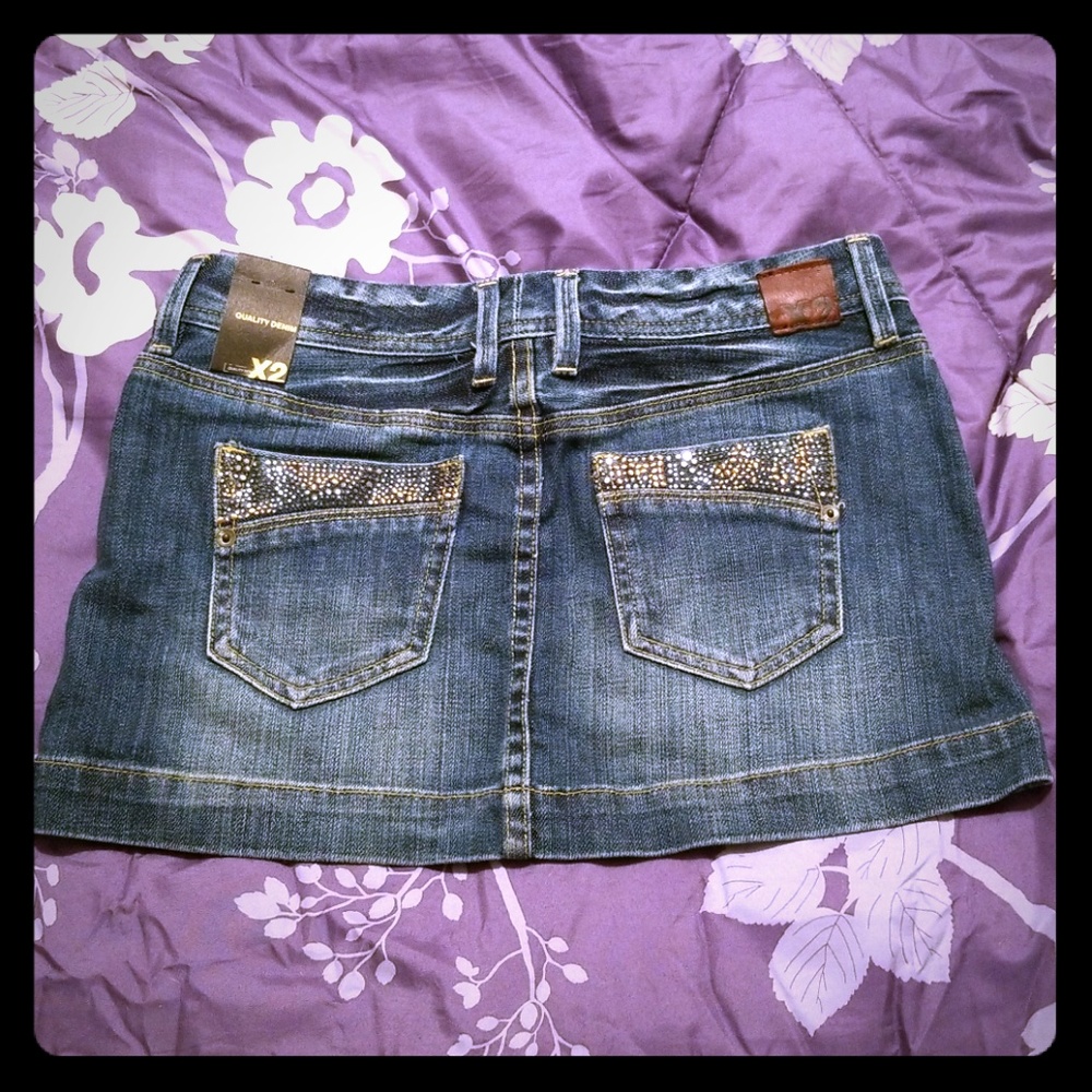 NWT EXPRESS Denim Skirt sz 0